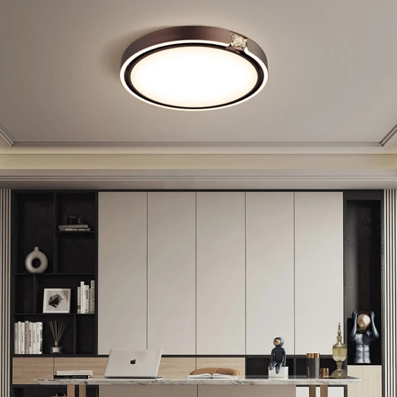 plafonnier moderne à anneau design luxe pour intérieur - vue 3 sur 12