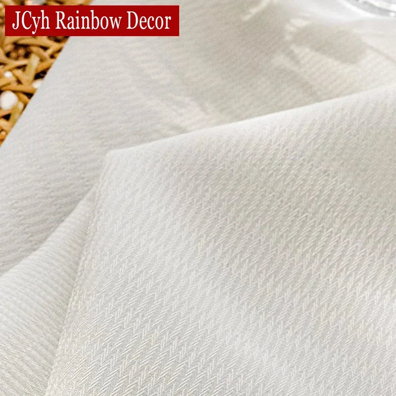 Voilage moderne en tulle uni pour salon chambre - vue 5 sur 7
