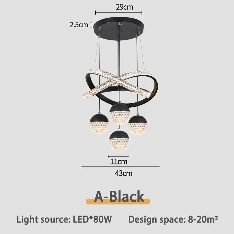 lustre moderne minimaliste pour décoration intérieure élégante et raffinée