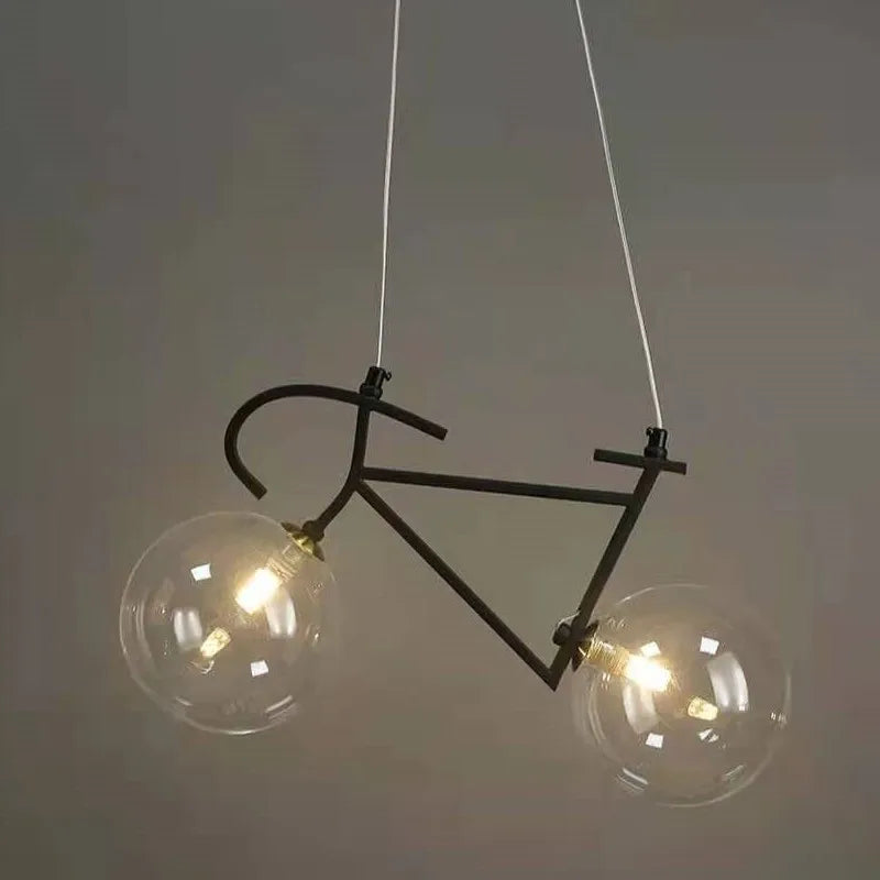 suspension modernes led en fer pour vélo créatives - vue 9 sur 11