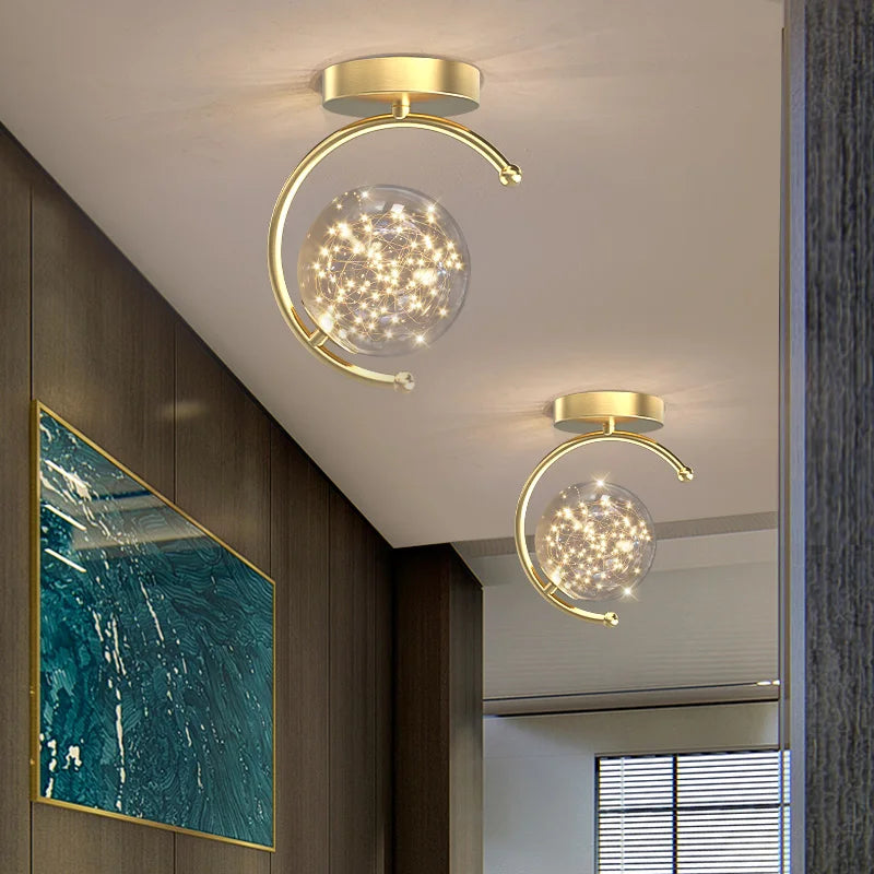 plafonnier led créatif lustre pour divers espaces de vie - vue 3 sur 8