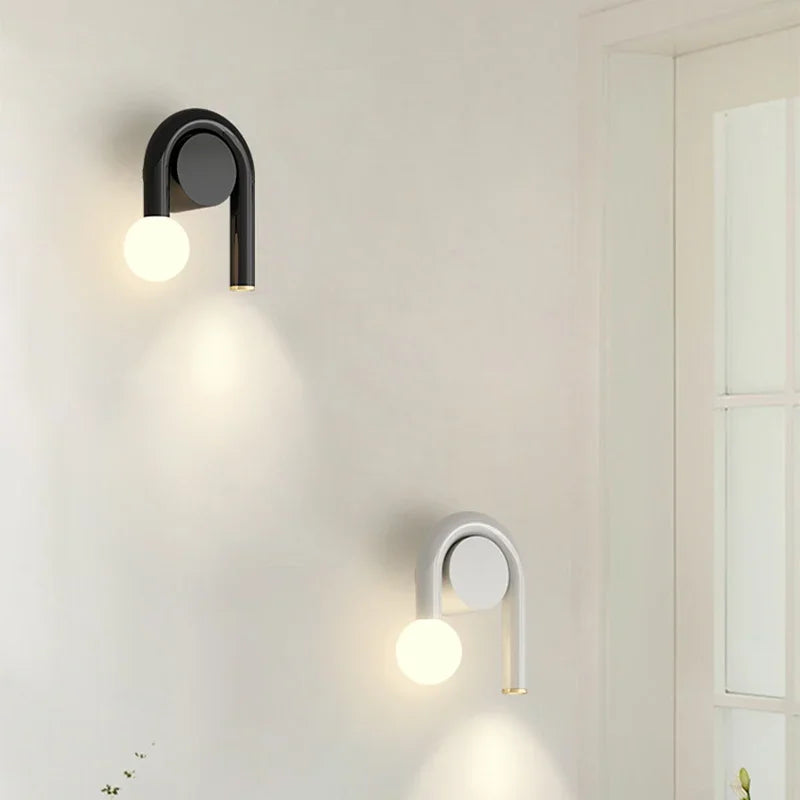 applique murale led nordique créative pour décoration intérieure - vue 6 sur 23