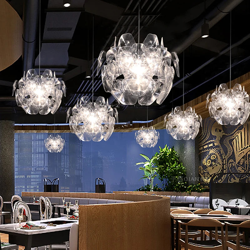 lustre créatif nordique design moderne pour éclairage intérieur - vue 3 sur 8