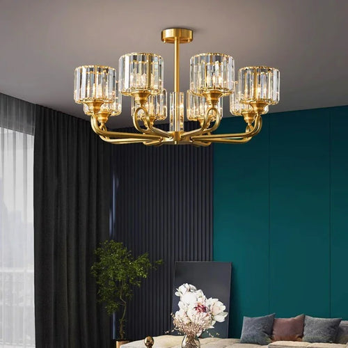Luxury Home DecorationPendant Lights Crystal Living Room Chandelier, Bedroom Pendant Lamp Ceiling Light Indoor Lighting - vue 2 sur 9