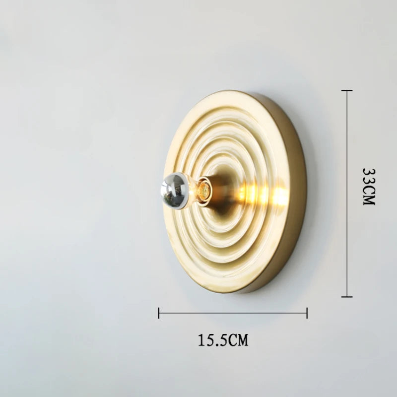 applique murale led bauhaus ufo art galvanoplastie décoration - vue 13 sur 14