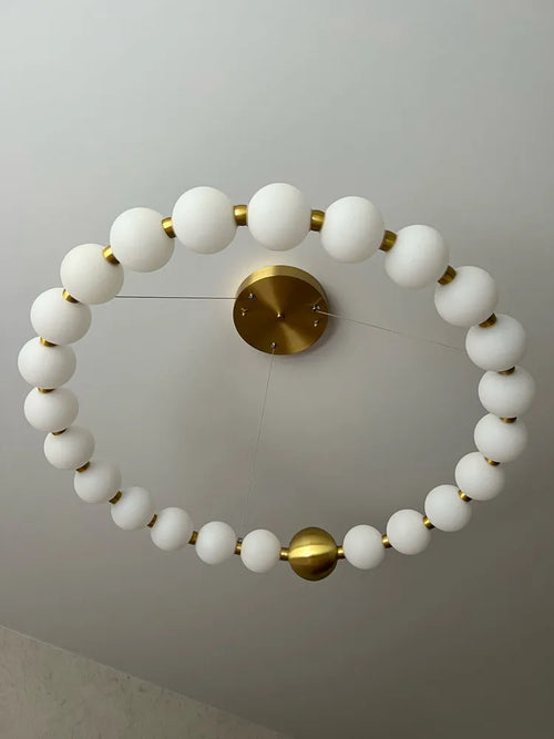 lustre nordique led acrylique éclairage décoratif suspension - vue 7 sur 19