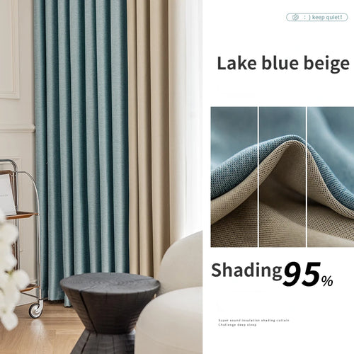 Rideau occultant moderne épais pour salon chambre - vue 15 sur 14