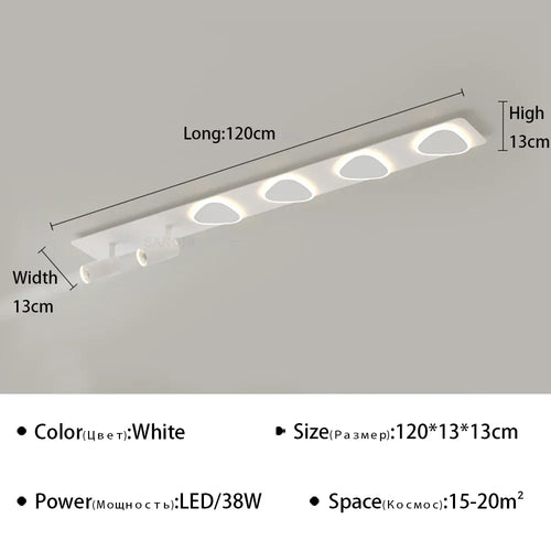 plafonnier led moderne pour décoration d intérieur et éclairage décoratif - vue 14 sur 18
