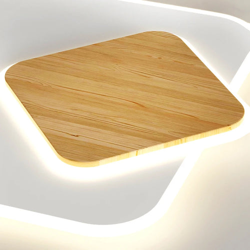 plafonnier led encastré nordique moderne simple créatif - vue 6 sur 9