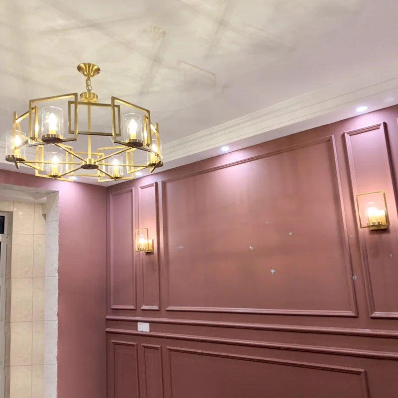 suspension en cuivre design créatif pour un éclairage élégant - vue 4 sur 9