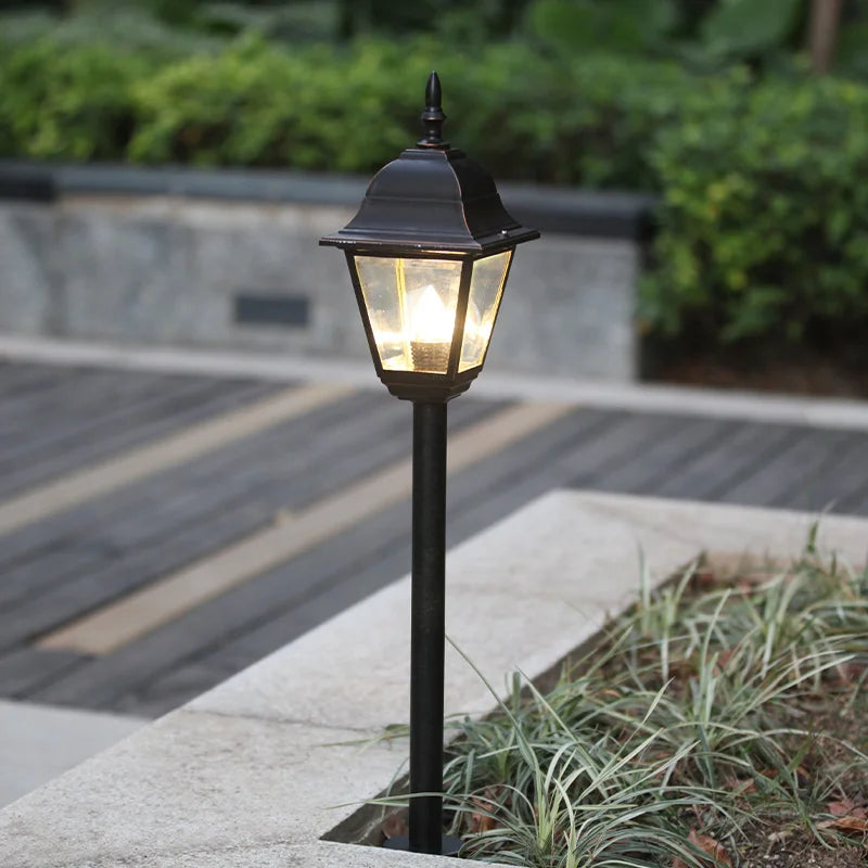 Lampe à gazon extérieure en aluminium porche jardin étanche réglable parc décoration cour pelouse paysage IP54 lumières pelouse lumière - vue 4 sur 8