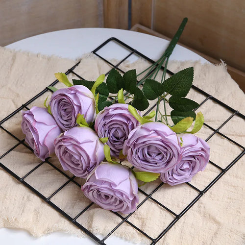 bouquets de roses artificielles pour décoration de mariage et artisanat - vue 15 sur 17