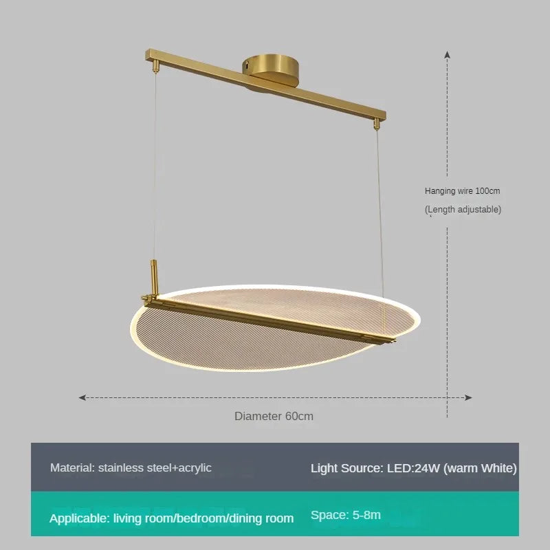 lustre rectangulaire minimaliste créatif à angle réglable - vue 11 sur 13