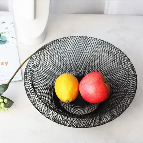 panier à fruits en fer style nordique pour rangement et décoration - vue 3 sur 8