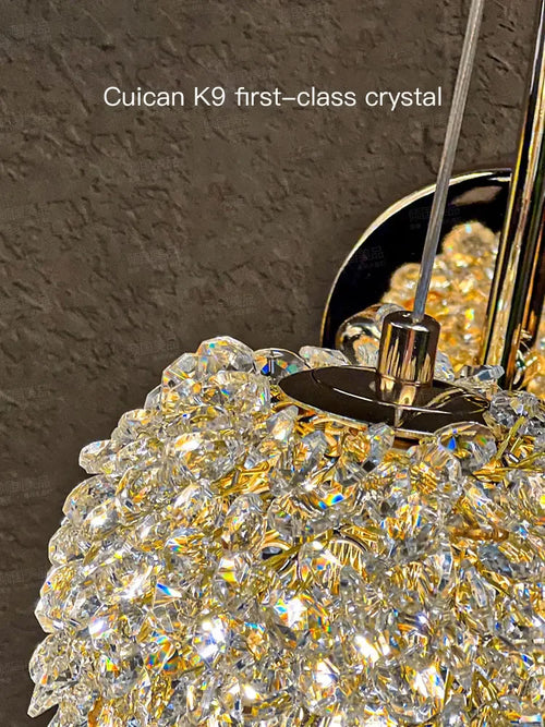 applique murale moderne en cristal pour intérieur élégant - vue 4 sur 11