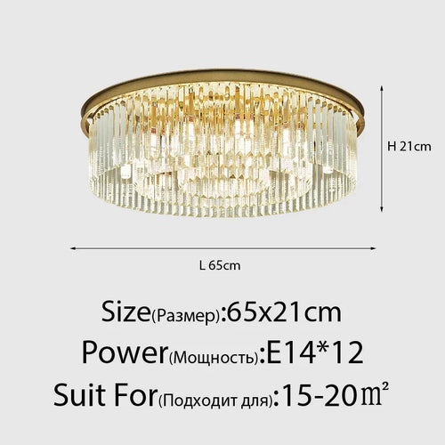 lustre moderne en cristal style nordique vintage pour intérieur élégant - vue 15 sur 21