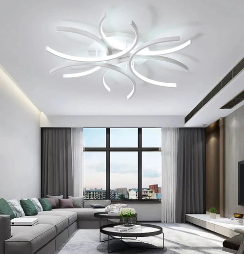plafonnier moderne à leds créatif pour décoration intérieure - vue 3 sur 6