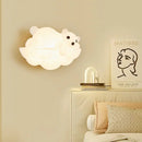 applique murale décorative en forme d'ours polaire idéale pour intérieur