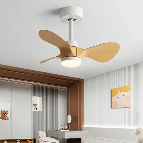24Inch Mini Ceiling Fan Modern Simplicity Coffee Shop Creative Kid Fan Lights Aisle Balcony Children's Room Fan Lights 110V 220V - vue 3 sur 13