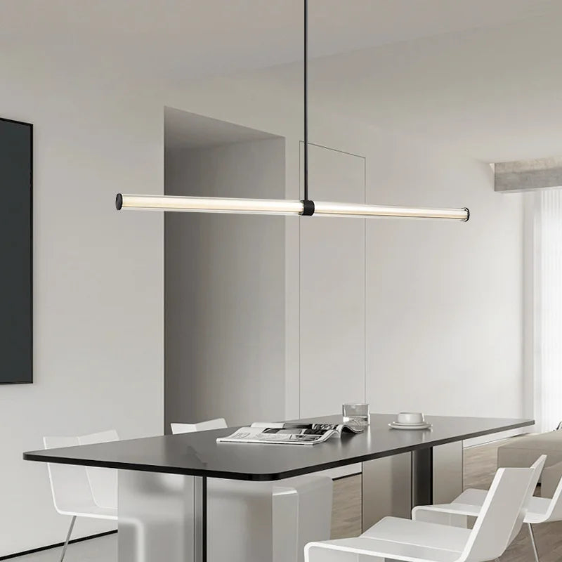 lustre de luxe en verre de cuivre pour barre d'île moderne - vue 4 sur 9