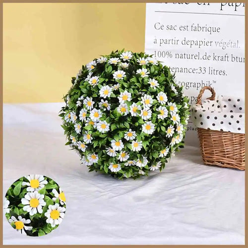 boule de fleurs artificielles pour décoration mariage jardin printemps Pâques - vue 5 sur 5