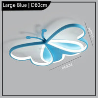 lustre winfordo led 	 avec motif papillon et intensité réglable