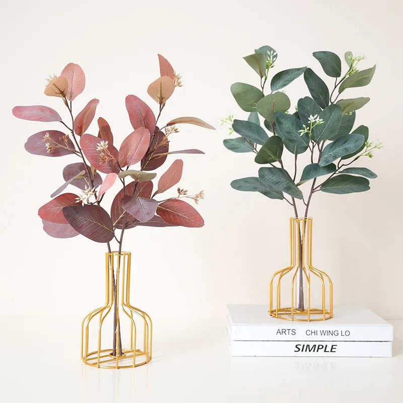 branche d eucalyptus artificielle décoration jardin balcon plante simulée - vue 3 sur 11