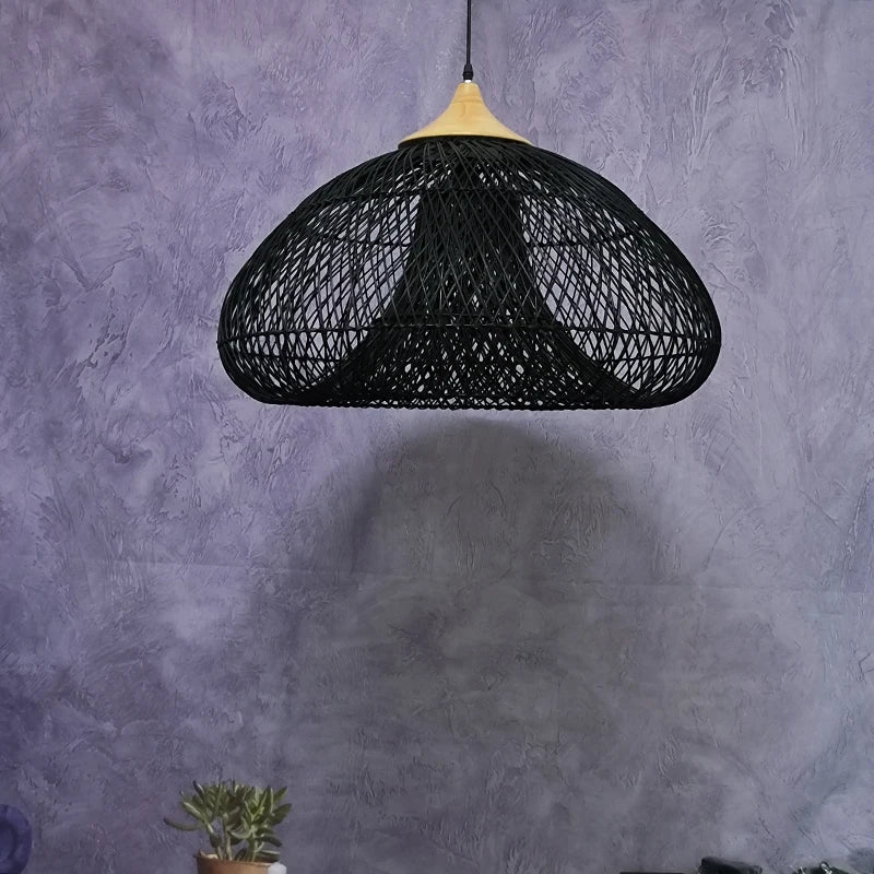 Suspension vintage d'Asie du Sud-Est Lampes en rotin de haute qualité Salle à manger Restaurant Cuisine Luminaires Loft Luminaires - vue 3 sur 27