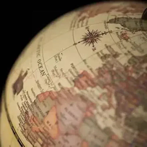 globe terrestre rétro haute définition pour étudiants éducatif rotatif - vue 5 sur 6