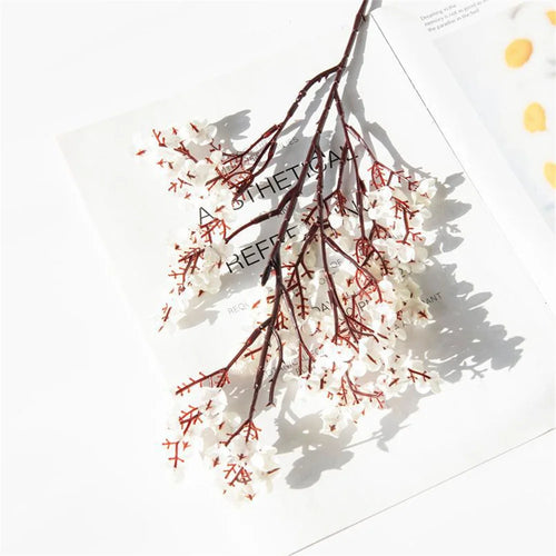 fleurs artificielles cerisier gypsophile décoration mariage vase DIY - vue 11 sur 14