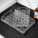 plateau en acrylique luxe pour rangement et décoration