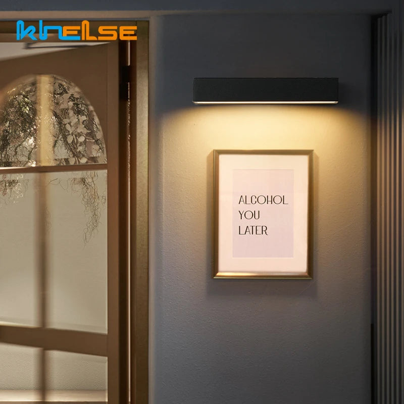 applique murale led imperméable d'extérieur pour jardin et garage - vue 1 sur 12