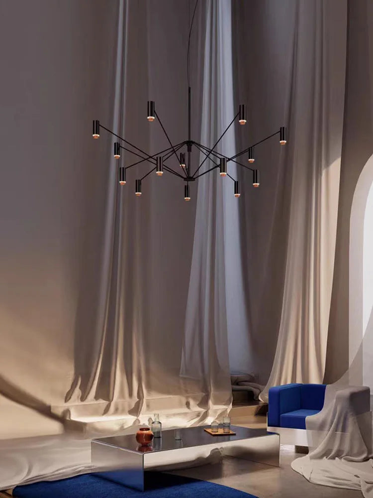 suspension moderne design pour éclairage intérieur élégant - vue 4 sur 8