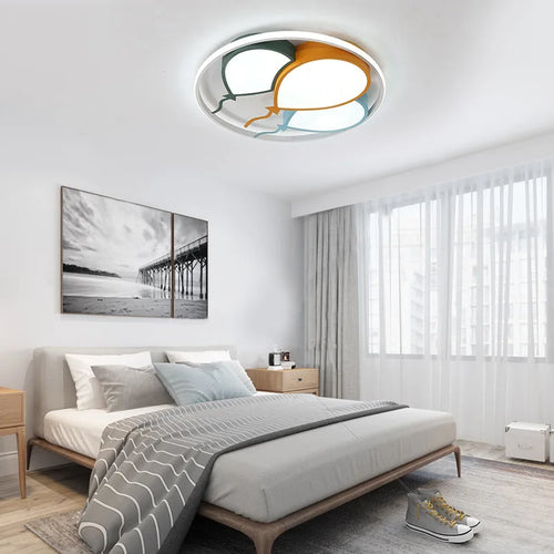 plafonnier led nordique ballon pour décoration chambre enfant - vue 3 sur 8