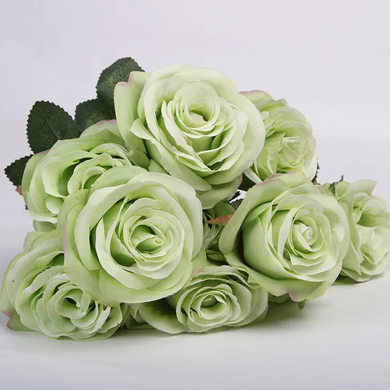 bouquet de roses artificielles pour mariage et décoration intérieure - vue 23 sur 27