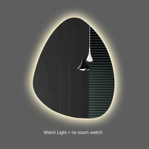 miroir vertical irrégulier avec lumière led et haut-parleur bluetooth - vue 11 sur 15