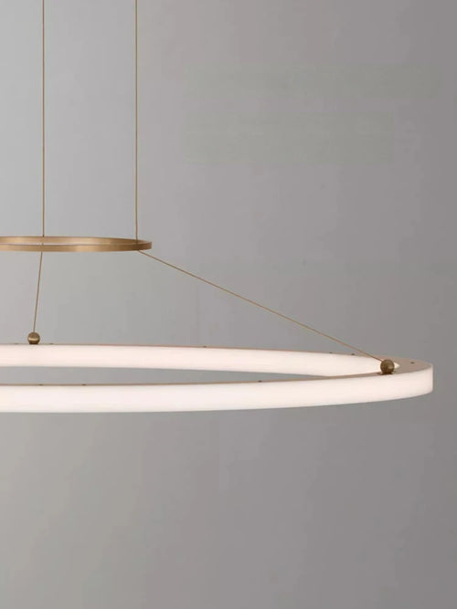 suspension circulaire minimaliste pour intérieur moderne créatif - vue 6 sur 8