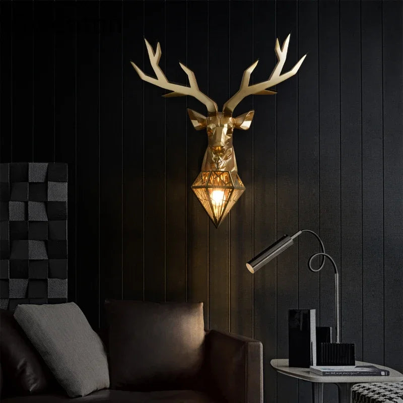 applique murale rétro en bois décoratif pour intérieur - vue 4 sur 8