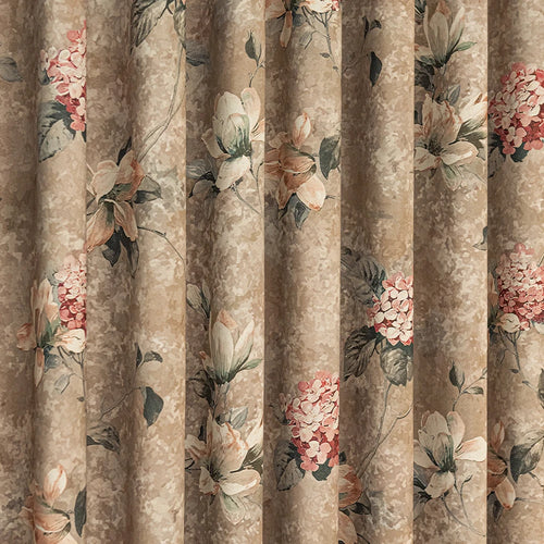 Rideau occultant floral style chinois traditionnel salon chambre