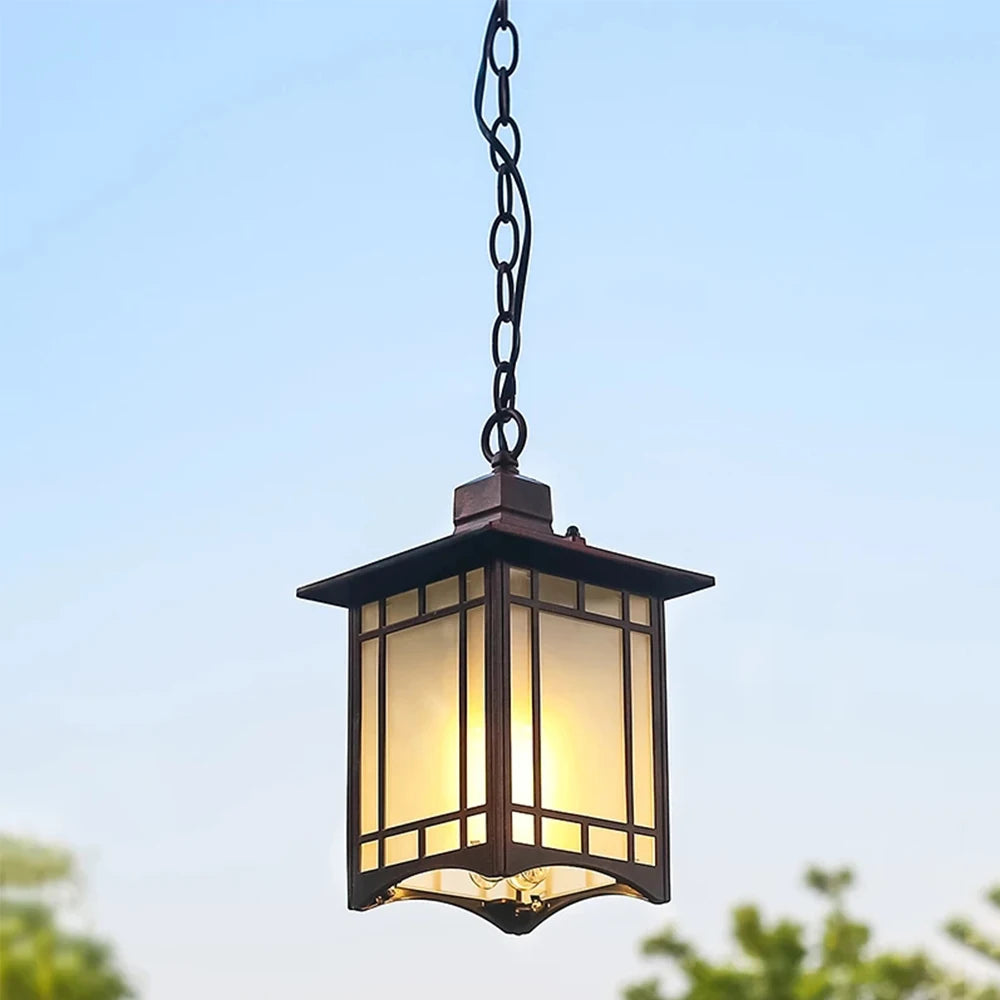 plafonnier d'extérieur vintage pour jardin balcon et terrasse - vue 1 sur 10