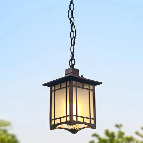 plafonnier d'extérieur vintage pour jardin balcon et terrasse - vue 2 sur 10