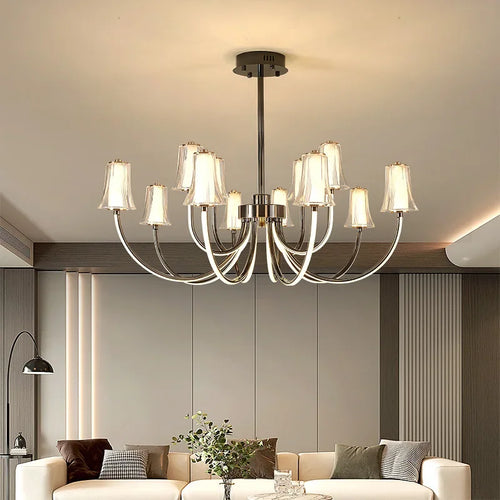 lustre postmoderne design minimaliste lampe led pour intérieur élégant - vue 2 sur 10