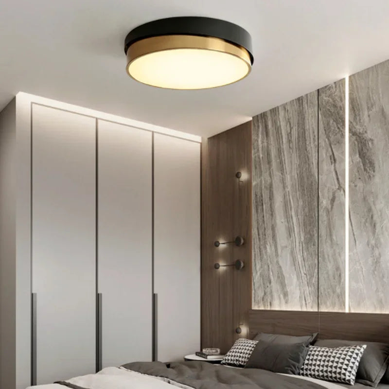 lustre doré led de luxe moderne pour éclairage intérieur - vue 7 sur 7