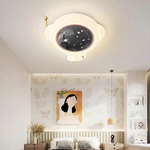 plafonnier mignon en forme d'astronautes pour enfant - vue 2 sur 10