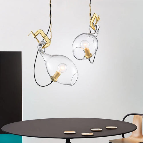 lustre moderne en verre pour un style postmoderne créatif - vue 2 sur 7