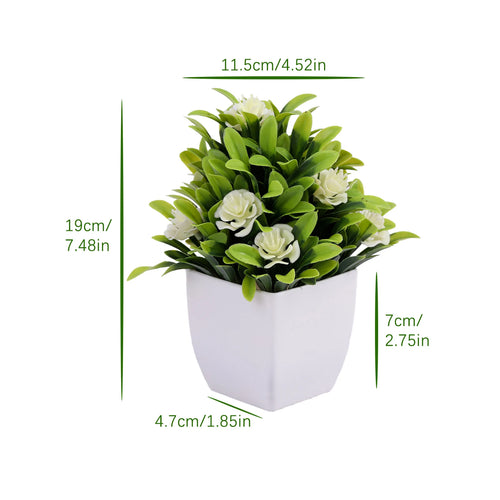 plante artificielle en pot pour décoration de bureau et jardin - vue 44 sur 45