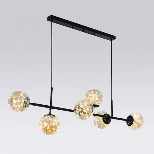 lustre led moderne design nordique pour décoration intérieure - vue 4 sur 18