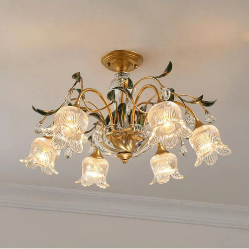 lustre en cristal français éclairage avancé pour intérieur élégant - vue 5 sur 8
