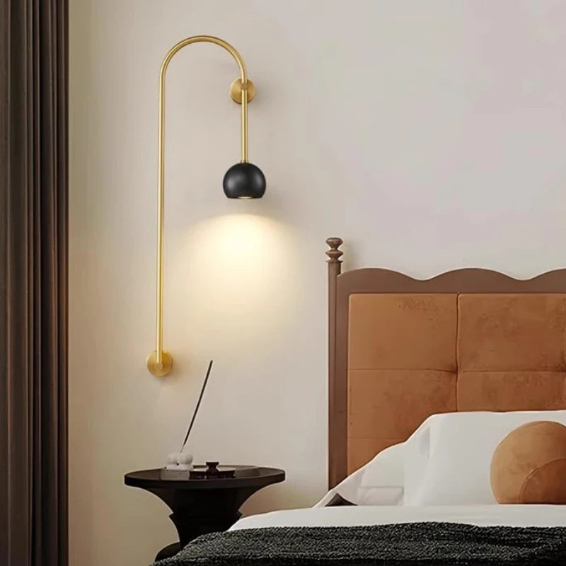 applique murale en cuivre style italien pour intérieur élégant - vue 4 sur 8