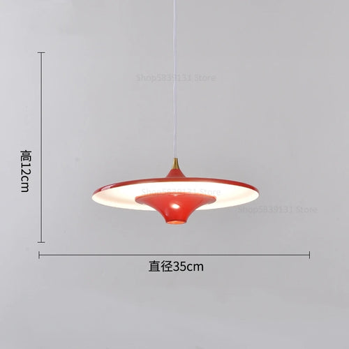 suspension led modernes simples et créatives nordiques - vue 11 sur 14